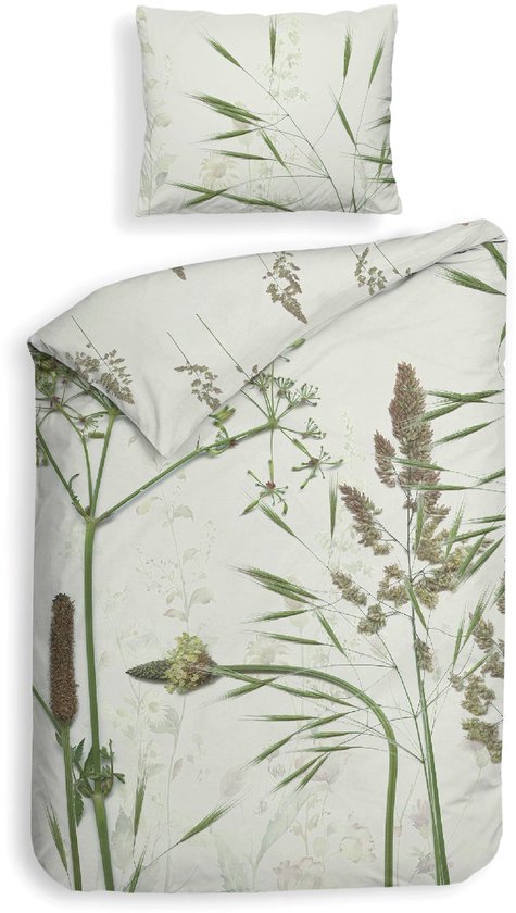 Heckettlane Ona Dekbedovertrek - Eenpersoons - 140x200/220 cm - Green van Merkloos