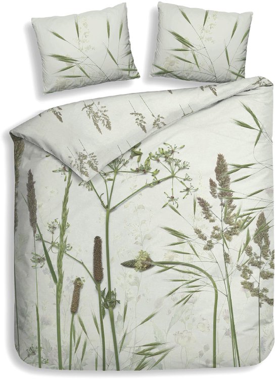 Heckettlane Ona Dekbedovertrek - Tweepersoons - 200x200/220 cm - Green van Merkloos