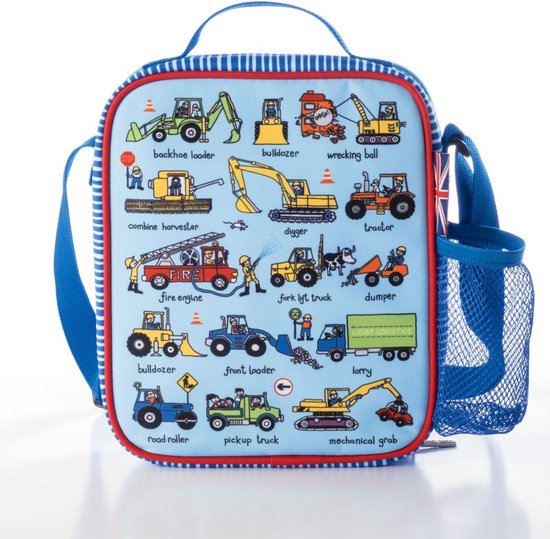 HEEL KLEIN Werkvoertuigen tractor kinder lunchtasje koeltasje new design 21 x 24 x 6 cm - Tyrrell Katz van Tyrrell Katz