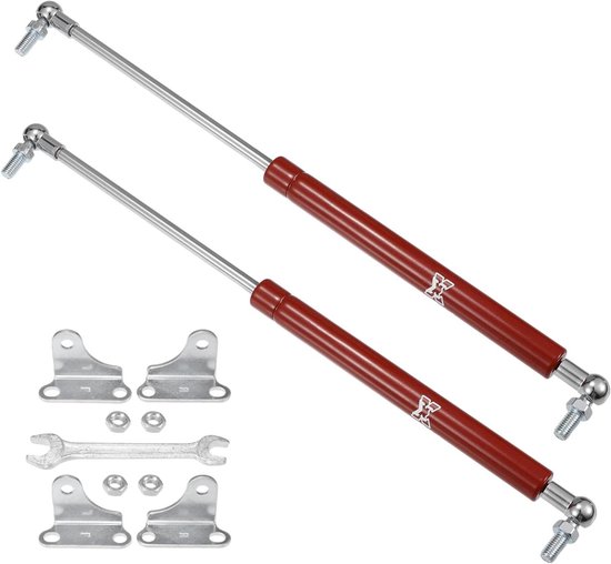 Hefhouders Gasveren - Gasveren Set - Universeel Gebruik - Duurzaam Koolstofstaal - 38 cm - Rood