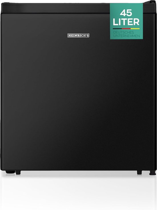 Heinrich's HKB4188SW mini koelkast met vriesvak - zwart - 45 liter