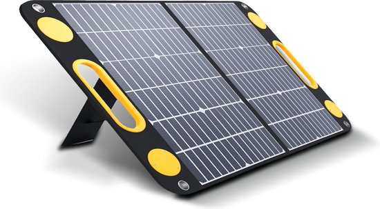 Heko Solar® Unfold 60 - Draagbaar Zonnepaneel - 60W - Opvouwbaar - IP65 - Werkt met Powerbank en Powerstation - USB-A en USB-C - Voor Camper - Noodpakket, Kamperen en Outdoor van HEKO Solar®