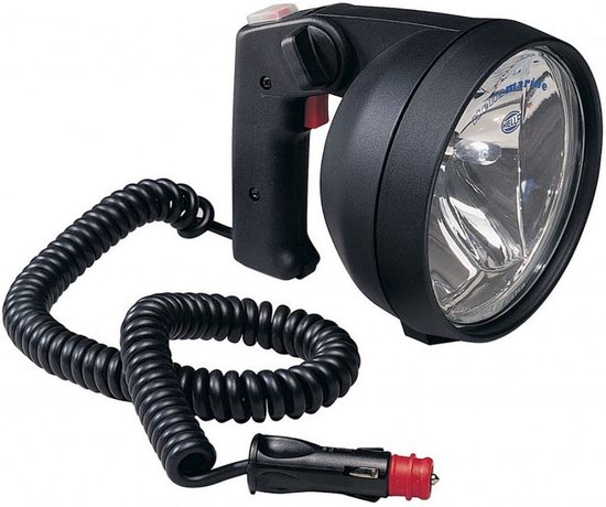 Hella maritieme handzoeklichten -Handzoeklicht met dubbele straal- 360° draaibaar. 30° verticale afstelling van Hella