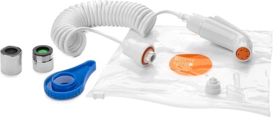 HELLO BIDET draagbaar bidet voor intieme hygiëne - aangesloten op kraan - gezinsvriendelijk - senioren - motorische problemen - Italiaans product van HELLO BIDET