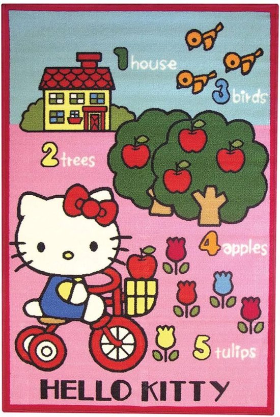 Hello Kitty Garden - Vloerkleed - 80 x 120 cm - Multi van Hello Kitty