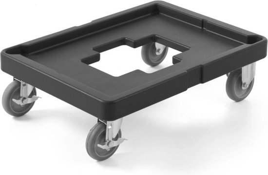 HENDI Trolley voor thermocontainer – robuust ontwerp – 530x710x230 mm
