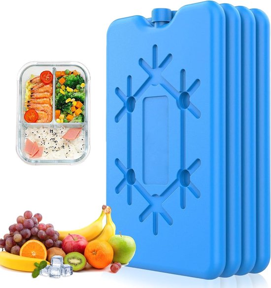 Herbruikbaar Ultra-Dun Koelelement voor Lunch, Koeltas en Koelbox - Langdurige Koeling voor Reizen en Kamperen