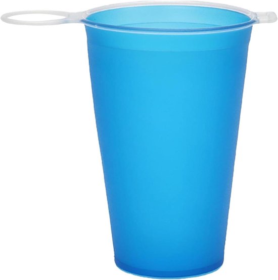 Herbruikbare Beker - Opvouwbare Cup - Outdoor Activiteiten - Compact Ontwerp - 250 ml - Donkerblauw
