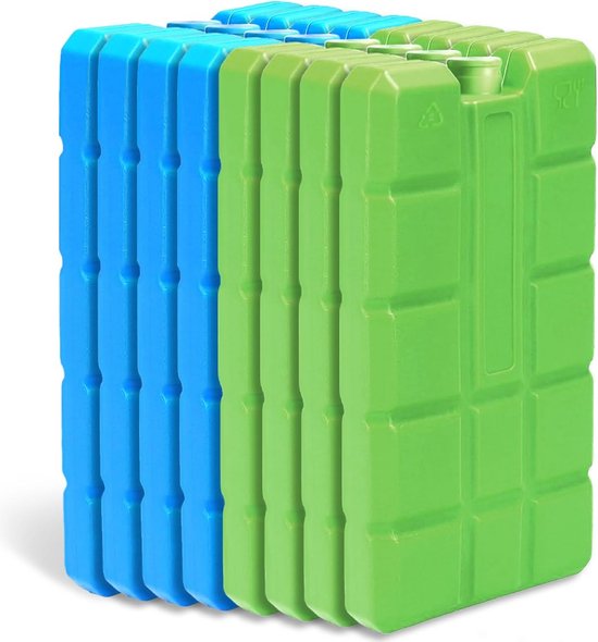 Herbruikbare Ice Packs voor Koelbox - Ultra Dun & Ruimtebesparend - 4 of 8 Stuks