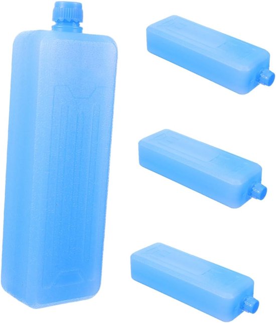 Herbruikbare Ijs Packs - Koel elementen - Air Cooler Koeling - Snelle Temperatuurverlaging - 18x6x4 cm - Blauw