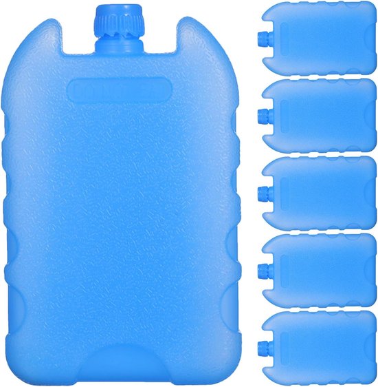 Herbruikbare Ijsblokken - Koelblokken Airco - Lokale Koeling - Duurzaam en Stil - 13.80X8.60X2.30CM - Blauw