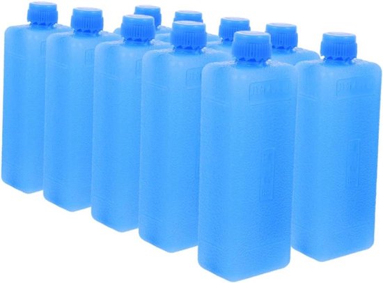 Herbruikbare Ijspakken - Koelblokken Air Cooler - Snelle Koeling - Compact Draagbaar - 11.5 x 4 x 3 cm - Wit