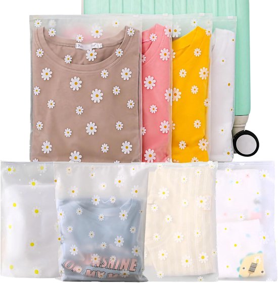 Herbruikbare Ritszakken - 20 Stuks Waterdichte Opbergzakken voor Kleding en Schoenen van Travando