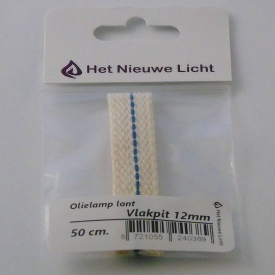 Het Nieuwe Licht ® - Platte olielamp lont - 12mm vlakpit - voor petroleum lamp van Het Nieuwe Licht®