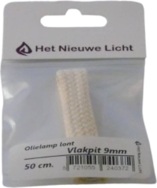 Het Nieuwe Licht ® - Platte olielamp lont - 9mm vlakpit - voor petroleum lamp van Het Nieuwe Licht®