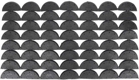 Hiel Reparatie Set - Schoen Zolen - Slijtage Herstellen - Zelf Op Maat Knippen - 56 Stuks - Zwart