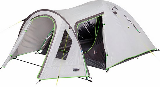 High Peak Kira 3.0 Koepeltent Nimbus - Nimbus Grijs - 3 Persoons van High Peak