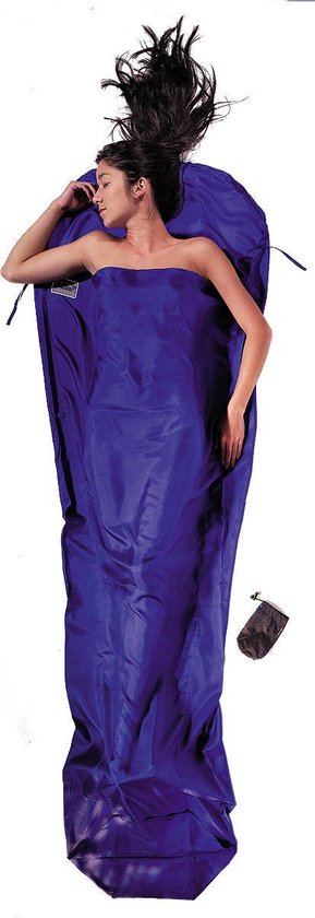 High Peak  Mummieslaapzak - Zijde - Blauw van High Peak