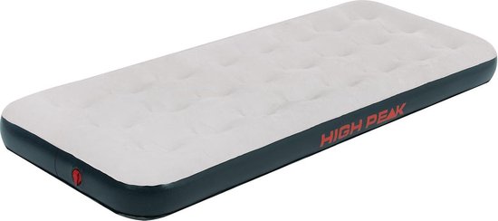 High Peak Single Luchtbed - Grijs-Donkergrijs - 185x74x20cm - 1 persoons