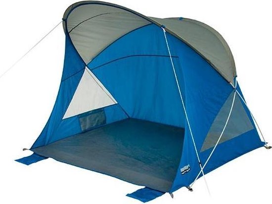 High Peak Strandtent Sevilla Uv40 130 X 160 Cm Grijs/blauw van Merkloos