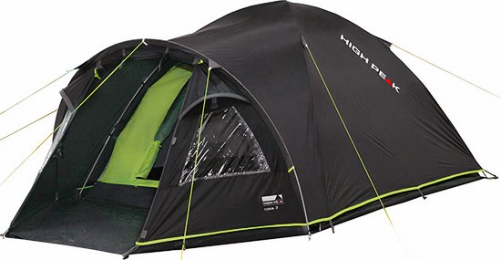 High Peak Talos 4 Koepeltent - 4-Persoons - Donkergrijs van High Peak