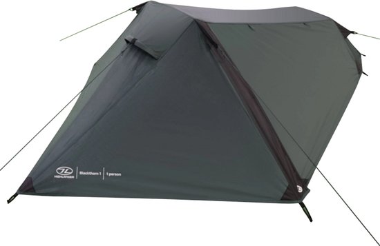 Highlander Blackthorn 1 Gen2 Scarab Green - 1 persoons tent - Groen van Highlander