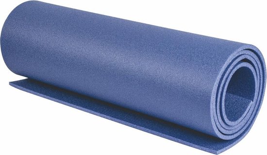 Highlander Camper Mat 180x50x0.7cm blue van Merkloos