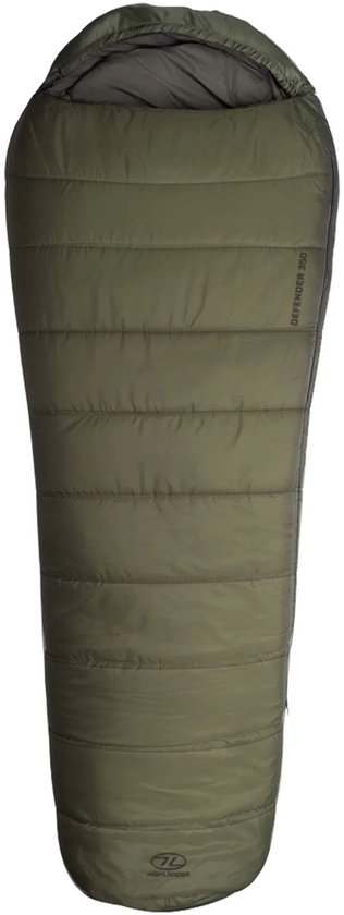 Highlander Forces mummyslaapzak Defender 350 1°C - Groen van Merkloos