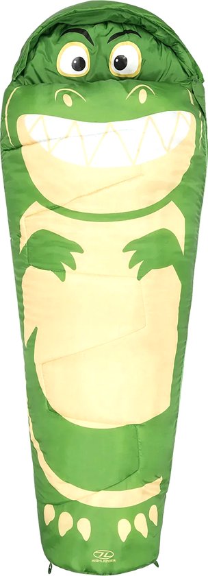 Highlander Kids Slaapzak Mummymodel (6°C) - Krokodil van Merkloos