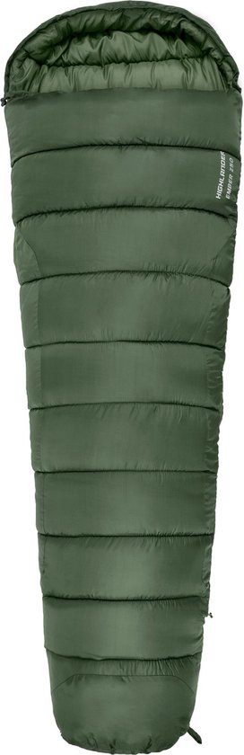 Highlander mummyslaapzak Phoenix Ember 250 - 3 seizoens - Groen van Highlander