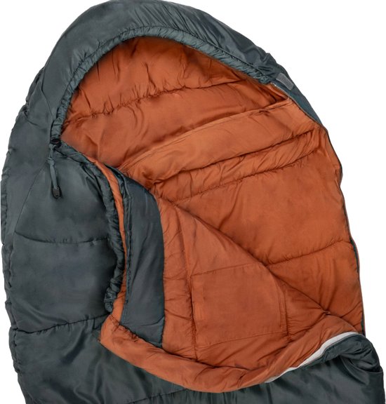 Highlander mummyslaapzak Rayet 450 Dark Grey -7°C - Grijs van Merkloos