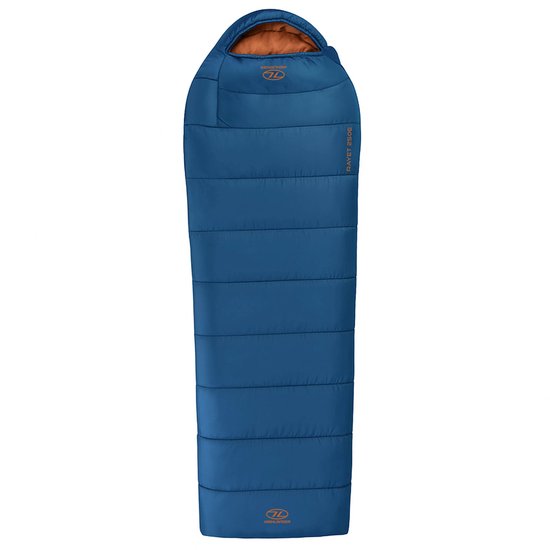 Highlander mummyslaapzak Rayet Hybrid 250E Deep Blue 1°C - Blauw van Merkloos