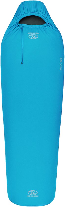 Highlander mummyslaapzak Zeta 150 Sky Blue 5°C - Blauw van Highlander