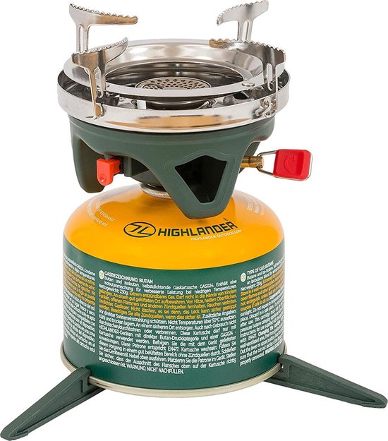 Highlander snelkoker gasbrander Fastboil MKIII Forces 1.1 L - Groen van Merkloos