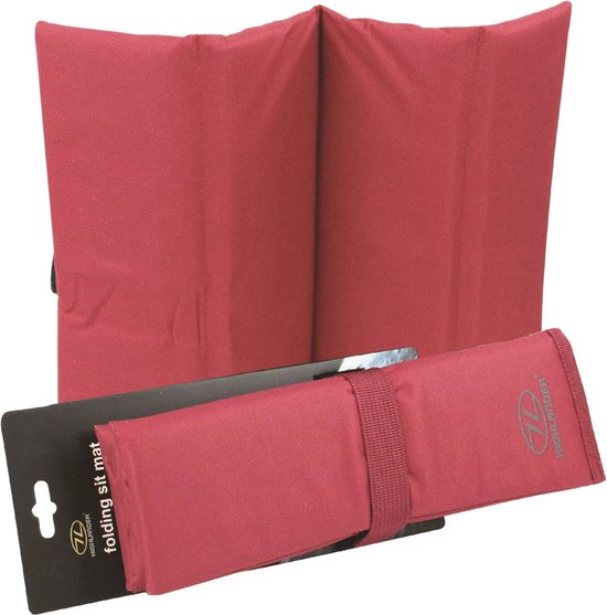 Highlander Vouw Zitmat rood van Highlander