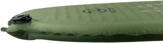 Highlander zelfopblaasbare slaapmat Kip Mat Compact - R-waarde 3.2 - Olijf Groen