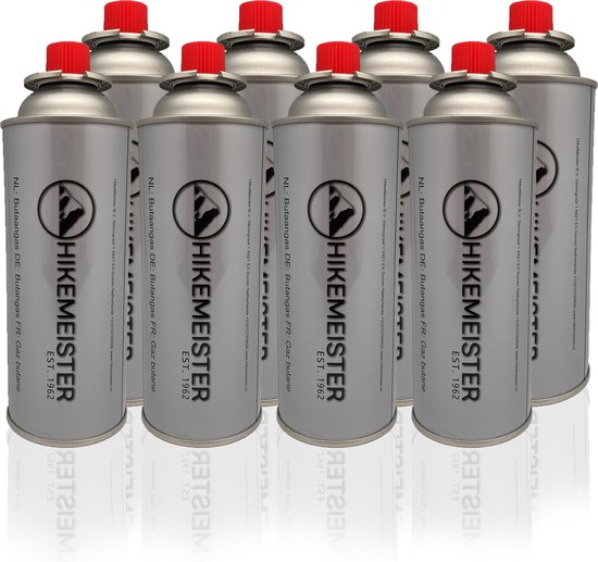 HikeMeister ® Butaan camping gasbus 8 stuks voordeel verpakking van Merkloos