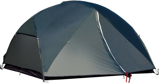 Hikr® 2 persoons tent - Lichtgewicht - Ruime Trekking tent 2,5 persoons - Kampeertent - Dubbeldeurs - Waterdicht 20D koepeltent - Hiking & trekkerstent van HI