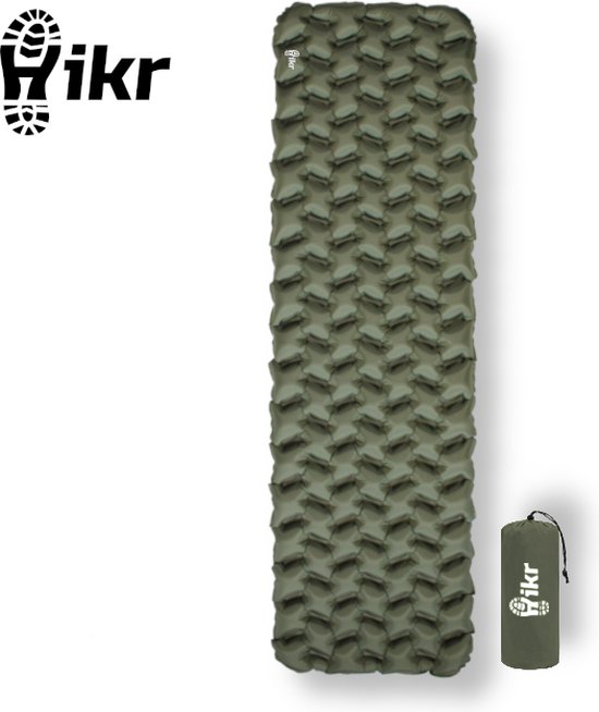 Hikr® Luchtbed - Slaapmat - Opblaasbaar matras - Lichtgewicht - Outdoor - Camping - Hiking & Wandelen van HI