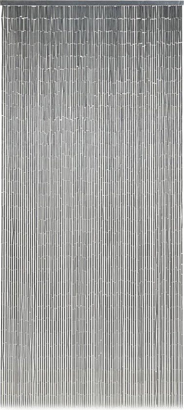 Hip-Wonen.nl - vliegengordijn 90x200 cm bamboe - deurgordijn donkergrijs - kralengordijn deur van HI