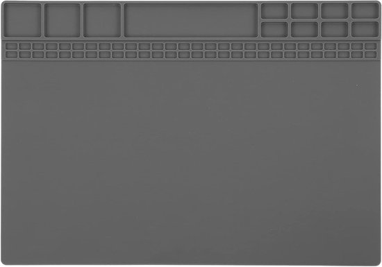 Hittebestendige Siliconen Soldeermat 405x105mm - Antistatisch, Niet-Magnetisch en Isolerend voor Elektronica Reparatie, Hoge Temperatuur Bestendig