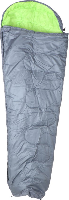 HIXA Mummy Slaapzak Volwassenen - Grijs - Groen- 210x80 cm - Polyester van HIXA