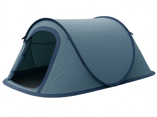 HIXA Pop-up tent - 1 persoon - blauw - 220x120x95cm - camping