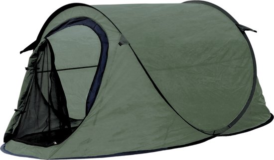 HIXA Pop-Up Tent - 1 Persoons - Groen - festival - 220x120x95cm - Kamperen van HIXA