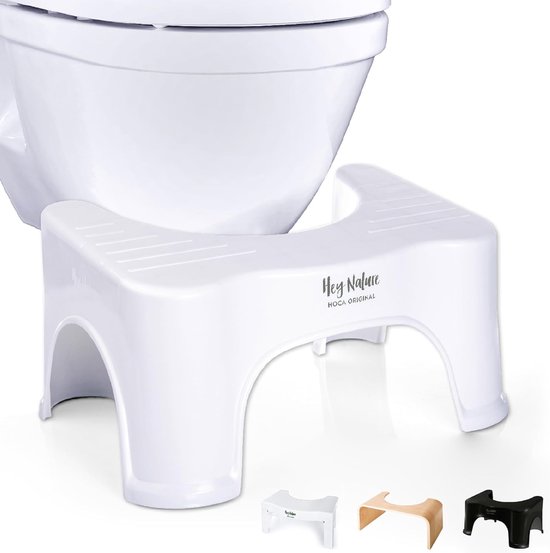 HOCA medische toilet kruk tegen aambeien, obstipatie, darmproblemen, winderigheid, opgeblazen buik, eenvoudig & effectief middel, ook voor de darmreiniging, ontgifting, voor een gezonde darmflora van HOCA