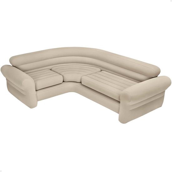 Hoekbank 257cm x 203cm x 76cm - Grote Hoekbank met Chaise Longue Opblaasbare zetel van Merkloos