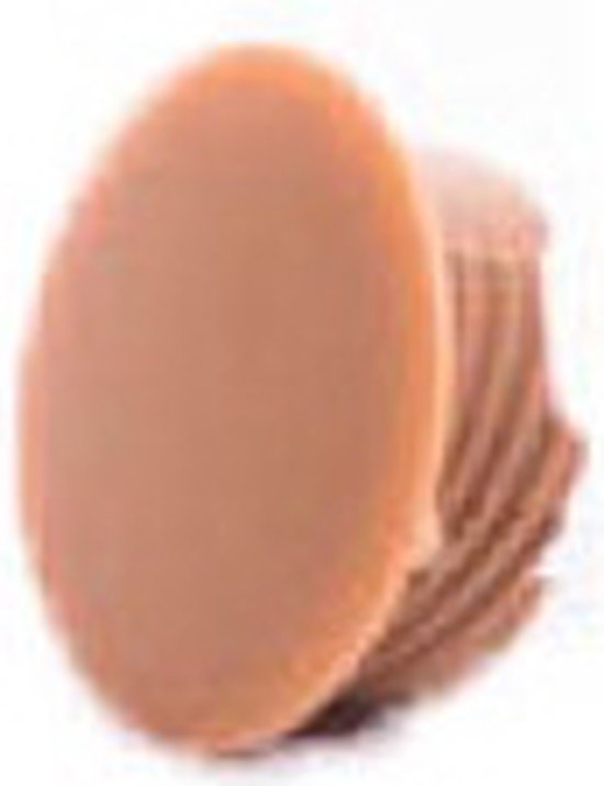 Hoekverbinder rond afdekkap licht bruin à 4 stuks van CANDO