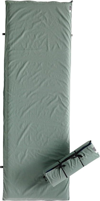 Hoeslakens voor Slaapmatten - Mat Hoes - Insecten Weren - Waterdichte Ripstop Nylon - 197x65 cm - Olijfgroen Zwart