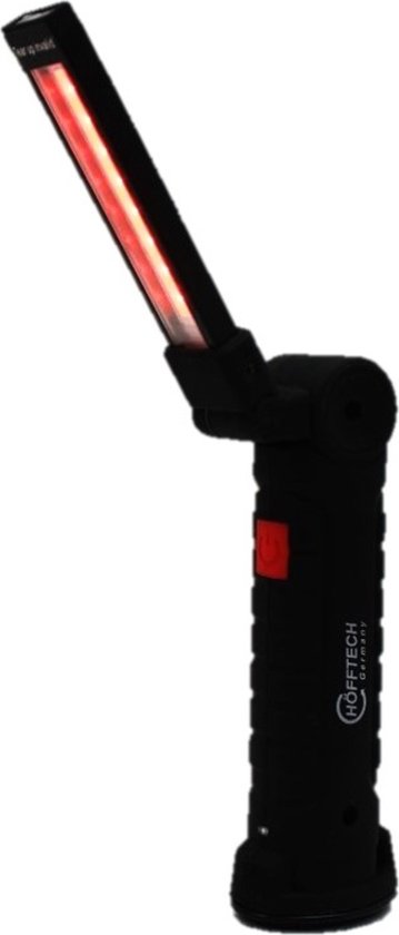 Hofftech Flexibele LED looplamp - oplaadbaar met USB - magnetische voet - 200 lumen - 205 mm - 68 gram van Höfftech