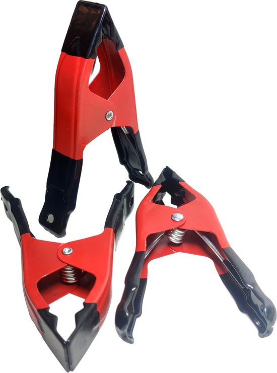 Hofftech Zeilklem / Marktklem Rood + ISO - 150 mm. - 36 stuks van Hofftech